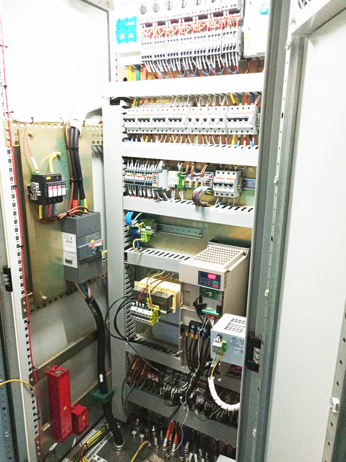 AC310 is installed in the control cabinet