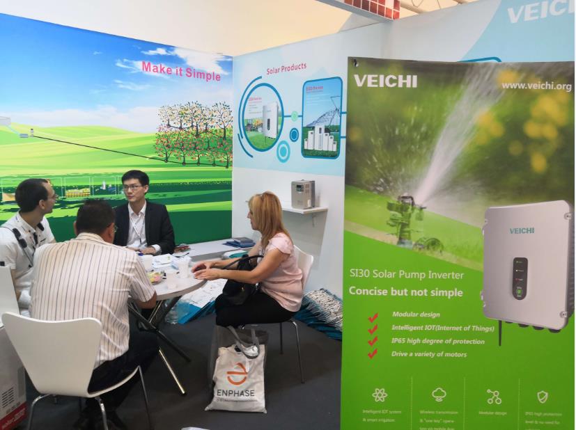 VEICHI on Intersolar Europe 2018 Exhibition in Munich, Germany