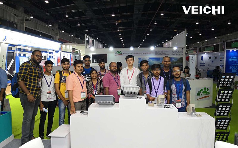 Group photo of VEICHI team with customers