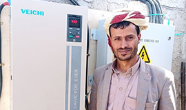SI23 110KW solar pump inverter in Yemen