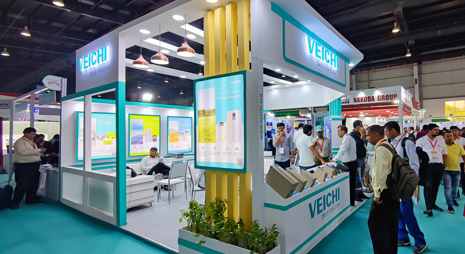 VEICHI's booth