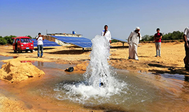 SI23 22KW solar pump inverter in Egypt