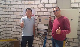 SI20 90KW solar pump inverter in  Cairo, Egypt