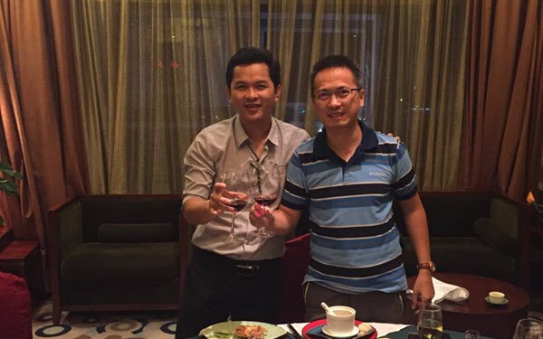 Lam and Mr. Hu Gathered Together to Celebrate the Vigorous Development in Vietnam Market